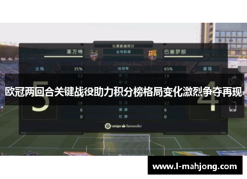 欧冠两回合关键战役助力积分榜格局变化激烈争夺再现